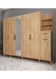 Resim Açelya Portmanto Vestiyer Çam M7 270 CM 