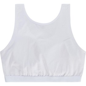 Resim Civil Girls Basic Pedli Geniş Askı 10-12 Yaş Kız Çocuk Büstiyer - Beyaz - Beyaz / 10-11 Yaş 