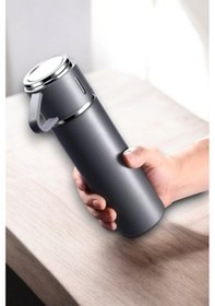 Resim Şık Ve Dayanıklı 3 Bardaklı Termos Seti Uzun Süre Isı Koruma Özellikli Diğer 