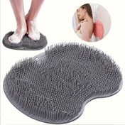Resim 30,48 cm Emme Kupalı Temizleyici, Hipoalerjenik Kaymaz Derin Temizlik Ayak Masaj Aleti, Duş İçin Kokusuz Manuel Peeling Ayak Fırçası, Ev Banyo Kullanımı İçin 
