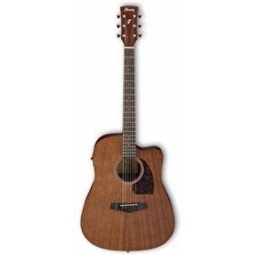 Resim Ibanez PF12MHCE-OPN Performance Serisi Cutaway Dreadnought Elektro Akustik Gitar 
