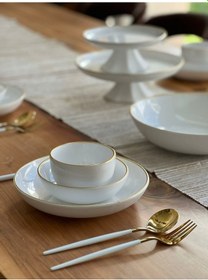 Resim Altın Yaldızlı Çorba Kasesi Çap 14cm Yükseklik 4cm 