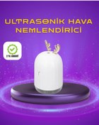Resim shopwave Renkli LED Işıklı ve Sürekli Spreyli Masa Nemlendirici 