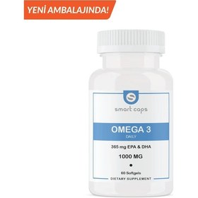 Resim Smartcaps Omega 3 1000 Mg 60 Softgel 