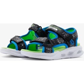 Resim Skechers Sola Glow Sandal - Aquatastic Büyük Erkek Çocuk Siyah 