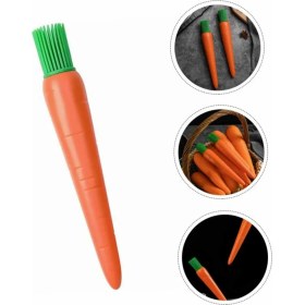 Resim Octopus Bazaar 1 Adet Pratik Havuç Şeklinde Hazneli Yağ Sos ve Yumurta F Irçası Hazneli Yağ Yumurta Fırçası 