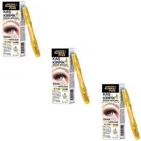 Resim Softto Plus Doğal Kaş ve Kirpik Bakım Serumu 3 x 10 ML 