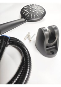 Resim Fonksiyonlu Lüks Siyahbeyaz Banyo Duş Başlığı Seti Arv0029 Diğer 