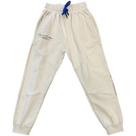 Resim Zekids Erkek Çocuk Bel Paça Lastikli Gabardin Pantolon-12630-krem Krem 
