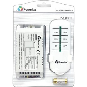 Resim Powerlux Uzaktan Kumanda Kontrol Sistemi 4Lü (Avize Kumandası) (412943570) 