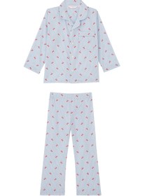 Resim Pamuklu Çocuk Pijama Takımı - 5-6Y 