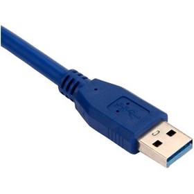 Resim Usb 3.0 Erkek Erkek Kisa Usb Kablo 30 Cm 