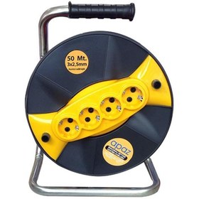 Resim Apaz Makaralı Seyyar Kablo 3x2.5 - 50m 