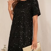 Resim Avrupa ve Amerika'dan Peruklu Zarif ve Şık Büyük Beden Kadın Elbisesi 