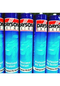 Resim Dayson Poliüretan Siyah Renk Pu Silikon Mastik Extra Güçlü 280Ml 