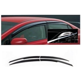 Resim Volkswagen Golf6 Mugen Cam Rüzgarlığı 2009-2012 4 Lü Set Sunplex 
