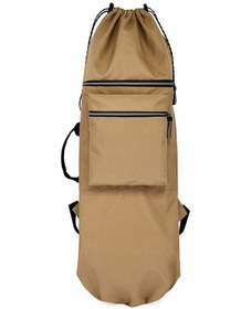 Resim Skycity Su Geçirmez Kaykay Sırt Çantası: Ayarlanabilir Kayışlar, Reflektörlü Fermuarlar Ve Geniş Cepler İle Outdoor Maceralar İçin İdeal. Haki 