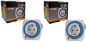 Resim Cata CT-9180 Mekanik Zaman Saati 2 Adet 8698943819562310 