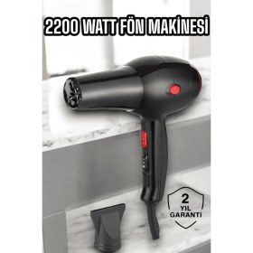 Resim AyrStore Soğuk ve Sıcak Üfleme Özellikli Ac Motorlu Saç Kurutma Makinesi 