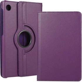 Resim CoverZone Lenovo Tab M10 TB-X505F 10.1" Dönerli Standl Kılıf 360 Derece Dönerli Standlı Mor 