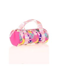 Resim Kaukko Travel Double Stripe Kalem Çantası Pink K2595 
