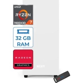 Resim Zetta Minix H210 Amd Ryzen 7 7800X3D 32GB (6400MHZ) Ddr5 4tb 6000/7100MB/S SSD Amd Radeon Grafik Freedos 500W Masaüstü Bilgisayar ZETMINR78XH21008 