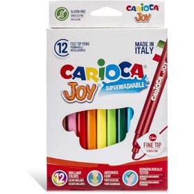 Resim Nessiworld Carioca Joy Süper Yıkanabilir Keçeli Boya Kalemi 12’li 