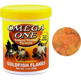 Resim Omega One Goldfish Flakes 28g 