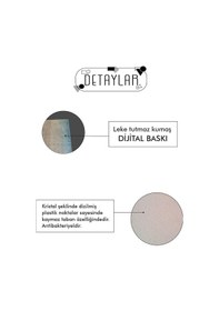 Resim Decomia Home Dijital Baskılı Kaymaz, Yıkanabilir Gri Geçişli Salon Mutfak Halısı Oval Halı Yolluk DC-4054 Gri 