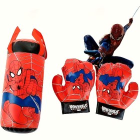 Resim Mini Punching Bag Boks Seti Eldivenlerle - Noel, Cadılar Bayramı, Paskalya, Doğum Günü Hediyeleri, Açık Hava Spor Malzemeleri için İdeal 