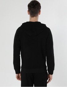 Resim Colin's Slim Fit Kapüşonlu Siyah Erkek Ceket CL1056951_Q1.V2_BLK 