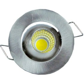 Resim Fujika 1W 220V 3000K Sıva Altı Led Spot Gri 