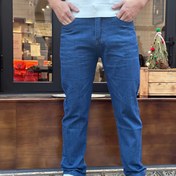 Resim Erkekler için Rahat Tarih ve İş İş Günü Esnek Dar Kesim Kot Pantolon 