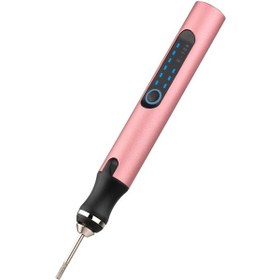 Resim Lemestar Taşınabilir Şarj Edilebilir Elektrikli Tırnak Parlatma Kalemi Seti 20 Başlık Lit,pembe 