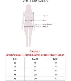 Resim Beli Lastikli Cepli Metal Detaylı Pantolon Bej 