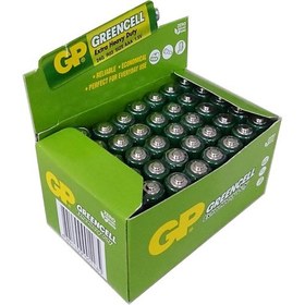 Resim 40'lı Greencel AAA Boy İnce Çinko Karbon Pil (GP24G-2S40) 