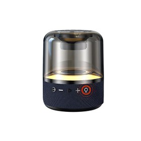 Resim Dvip Q5 TF SD Kart 3.5MM Aux Sesli Görüşme RGB Light Show Taşınabilir Siyah Bluetooth Hoparlör 