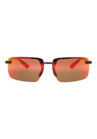Resim Maui Jim Mj 0626s 002 10 61 Polarize Unisex Dikdörtgen Kırçıllı Kırmızı Kemik Güneş Gözlüğü Kırmızı 