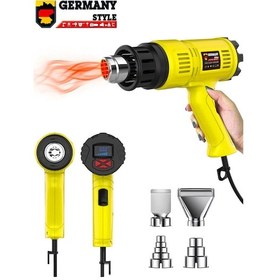 Resim Germany Style Grm9001 Sıcak Hava Tabancası Dijital Isı Göstergeli 