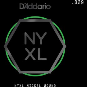 Resim D'Addario NYNW029 NYXL Nickel Wound Elektro ve Akustik Gitar Tek Tel (29) 