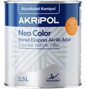 Resim AKZONOBEL Akripol 2k Neo Color Renkli Astar Kiremit Kırmızı 2.5 Litre 