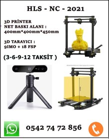 Resim 3d Printer + 3d Tarayıcı Teknik Destek Dahil 
