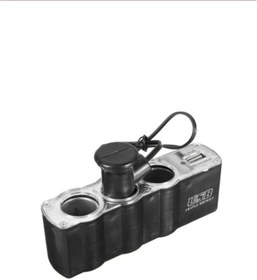 Resim Carub Çakmak Soketi 12V Kablolu 3Lü+ USB 