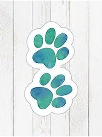 Resim Colorix Carpet Özel Kesim Pati Desenli Kaymaz Taban Paspas No: 160 Yeşil 50 x 80 