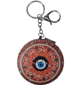 Resim Gigi Panda Anahtarlıklı Nazar Boncuklu Katlanır Makyaj Aynası 