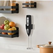 Resim Hightower Siyah 3 Hızlı Usb Şarjlı Süt Köpürtücü 2si 1 Arada Çırpıcı Mini Blender Diğer 