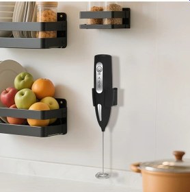 Resim Hightower Siyah 3 Hızlı Usb Şarjlı Süt Köpürtücü 2si 1 Arada Çırpıcı Mini Blender Diğer 