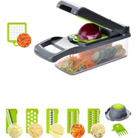 Resim Vegetable Chopper Sebze Doğrayıcı Dicer Dilimleyici 