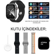 Resim Teknotopia HK9 Pro Max Plus Akıllı Saat 45mm Amoled Ekran Gen4 2GB Hafıza ChatGPT Android Ios Uyumlu 