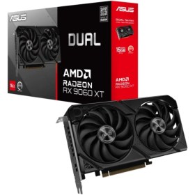 Resim DUAL AMD Radeon RX 9060XT 16GB DUAL-RX9060XT-16G GDDR6 128Bit DX12 Gaming (Oyuncu) Ekran Kartı 